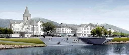 So präsentierte die Stadt St. Goar 2014 die Idee für den Rheinbalkon. Bild: Stadtverwaltung St. Goar.