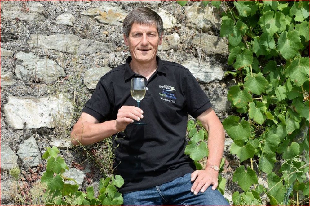 Wanderführer und Weinbotschafter: Wolfgang Blum im weinigen Welterbe. Foto: W. Blum.