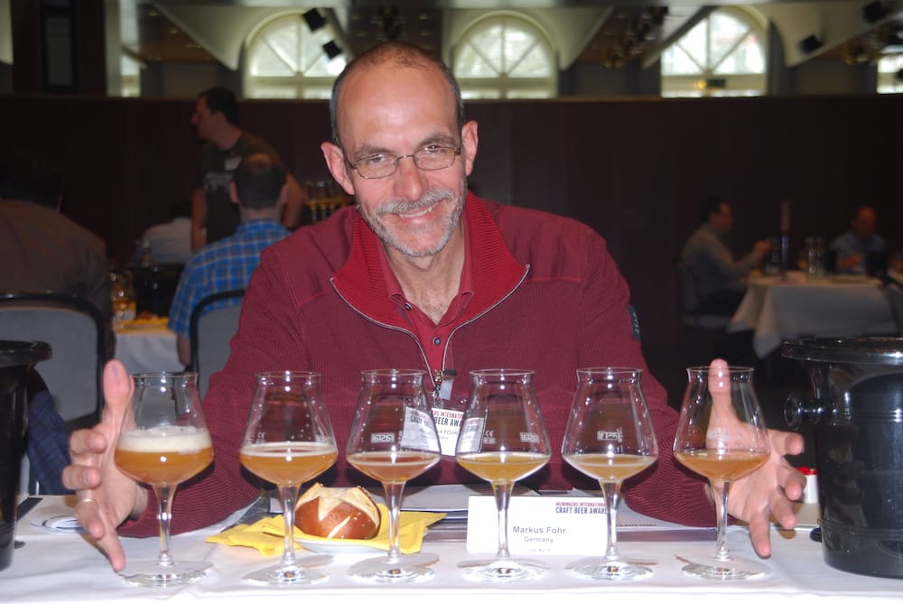Markus Fohr als Juror beim International Craft Beer Award 2016.