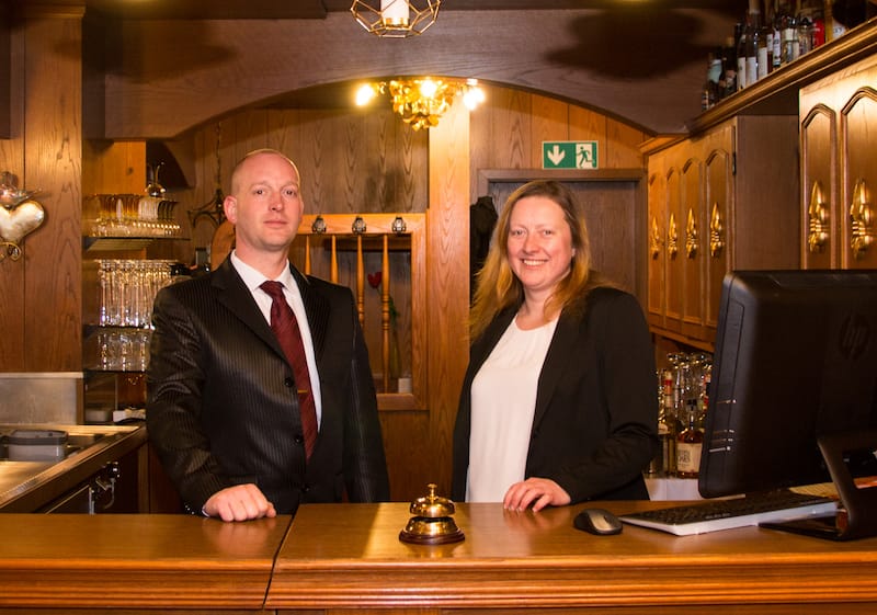 Uwe Girnstein und Diana Hein sind seit 2016 in Kamp-Bornhofen. Foto: Hotel Rheingraf.
