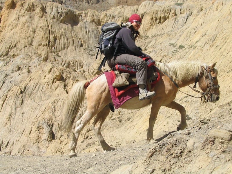 Bach hat den Himalaya zu Fuß und zu Pferd erkundet. Foto: Haus Adams.