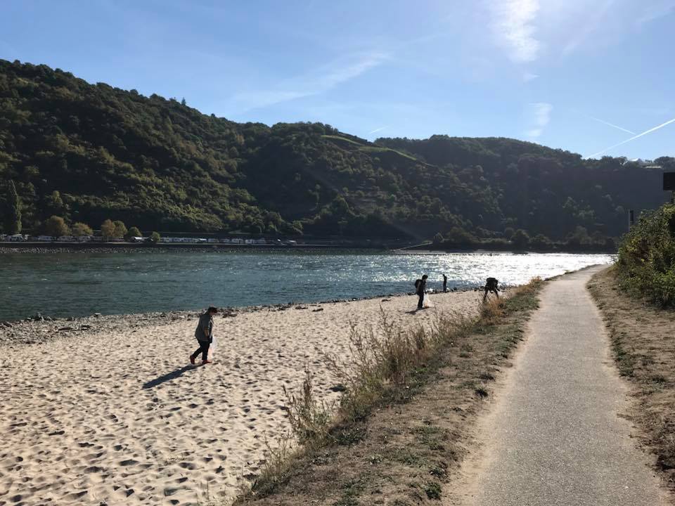 Rhinecleanup in St. Goar. Foto: Iris Schmidt.