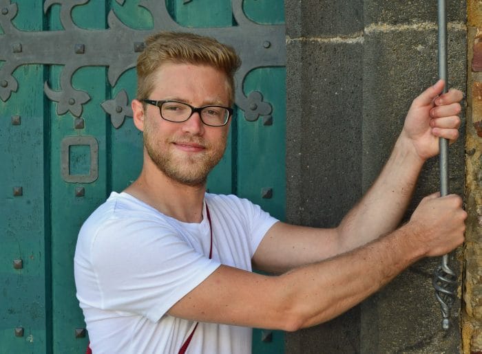 Christoph Bröder ist seit dem 1. Juni Burgenblogger auf Sooneck. Foto: Entwicklungsagentur Rheinland-Pfalz
