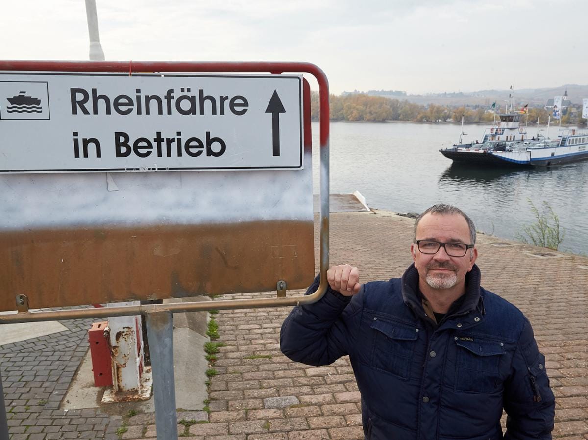 Michael Maul pendelt zwischen Ingelheim und Oestrich-Winkel. Foto: dpa/Thomas Frey