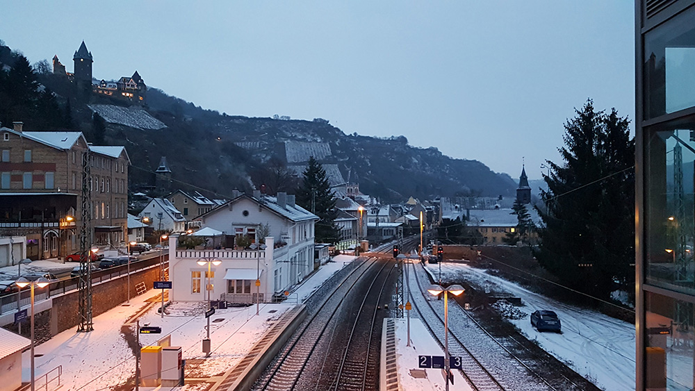 Bahntrasse bei Bacharach. Foto: Frank Zimmer