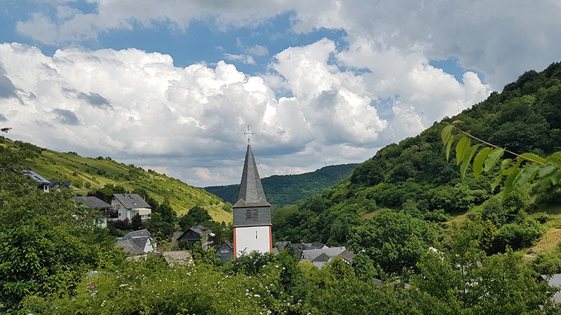 Manubach im Sommer 2018. Foto: Frank Zimmer