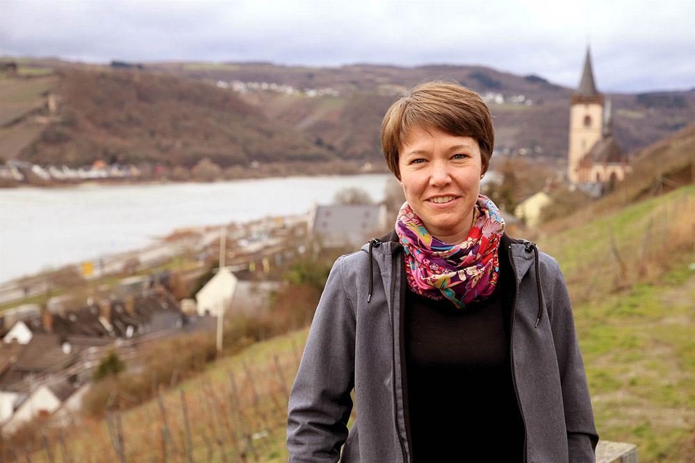 Kathrin Büschenfeld ist Apothekerin und Lorch-Fan. Foto: Ralf Kaltenbach / kalbacho