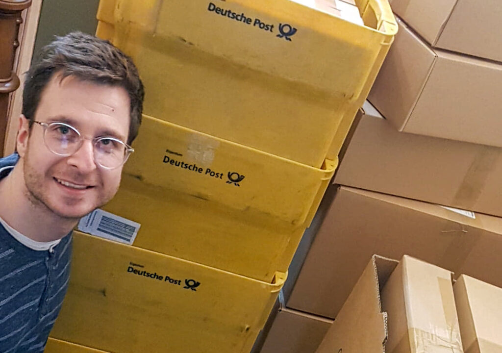 Schreibwaren Hermann 4.0: Franziskus Weinert führt den Familienbetrieb in vierter Generation. 
