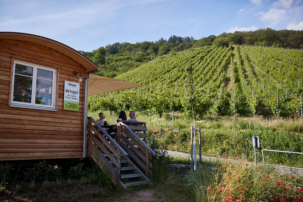 Vinothek von Florian Weingart am Bopparder Hamm. Foto: DWI