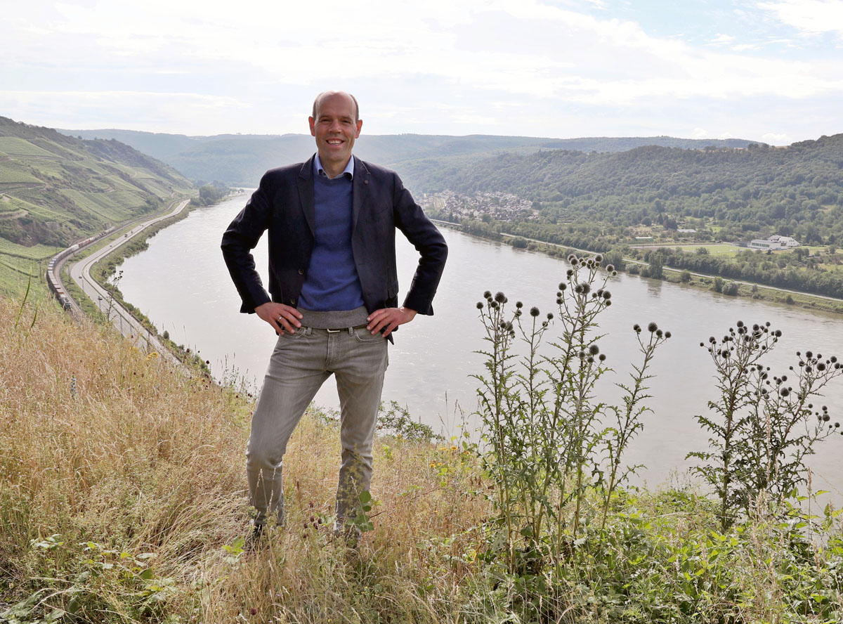 Volker Boch im Bopparder Hamm. Foto: Arthur Lik