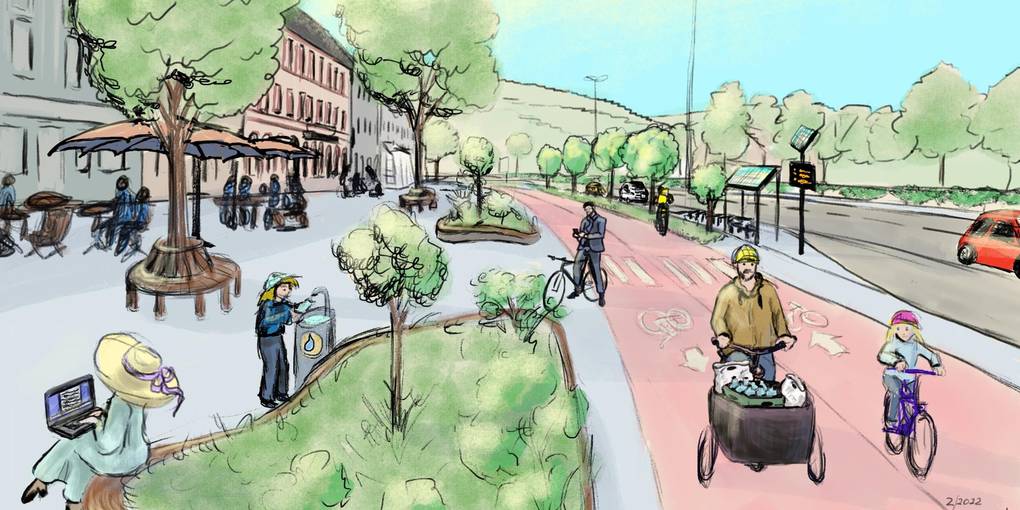 Vision für den Binger Fruchtmarkt. Bild: S4F Bingen
