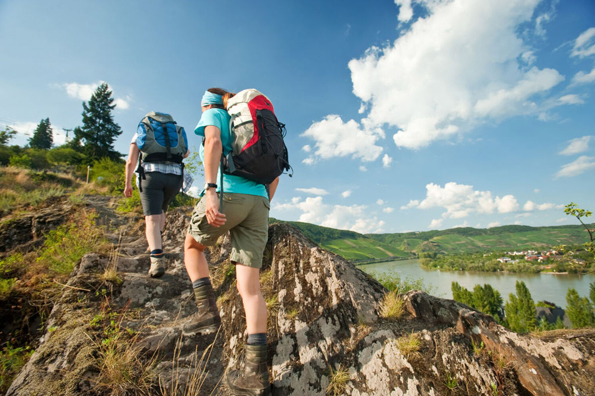 Wandern oberhalb von Boppatd. Foto: Dominik Ketz / Romantischer Rhein