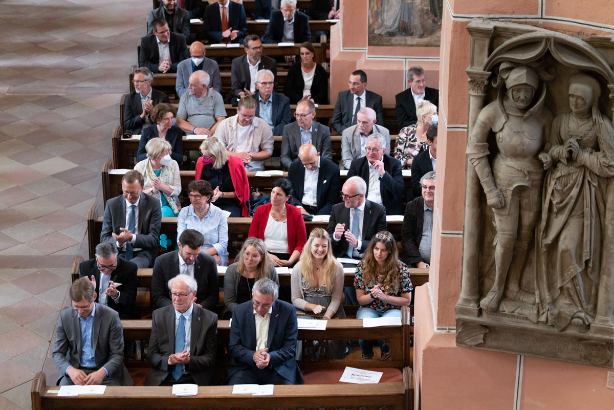 Herbert Piel fotografierte den Festakt in der Oberweseler Liebfrauenkirche.