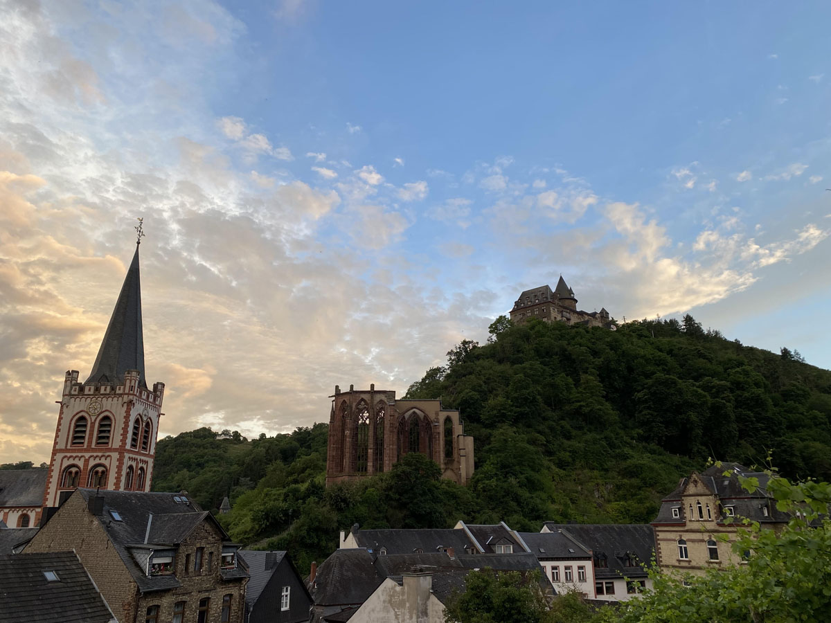 Blick auf die Wernerkapelle, 2022.