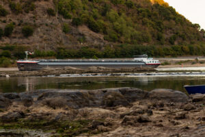 Rhein bei Bacharach im August 2022. Foto: Franziskus Weinert
