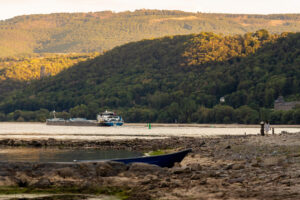 Rhein bei Bacharach im August 2022. Foto: Franziskus Weinert