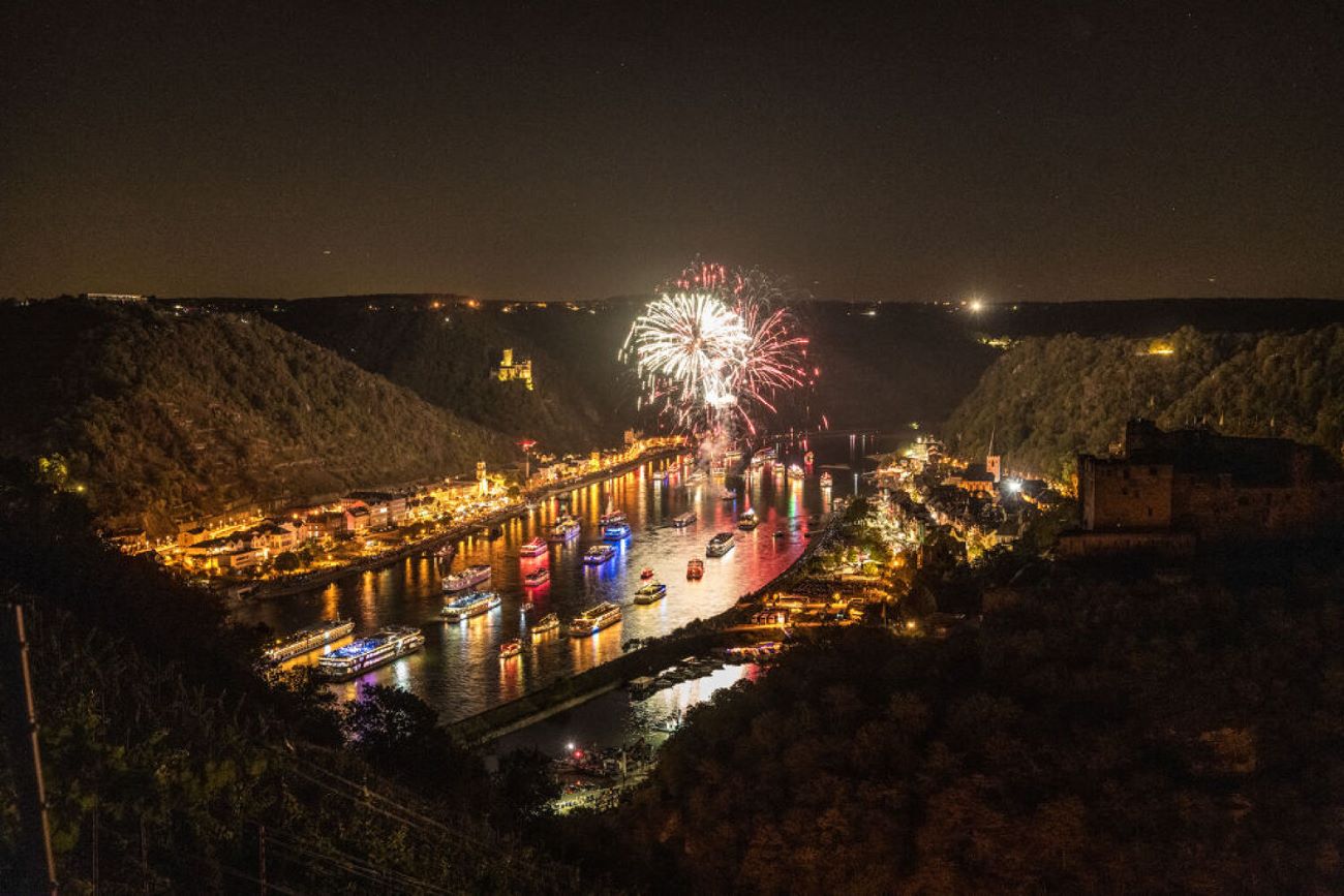 Rhein in Flammen in St. Goar und St. Goarshausen. Foto: Domink Ketz / Romantischer Rhein Tourismus