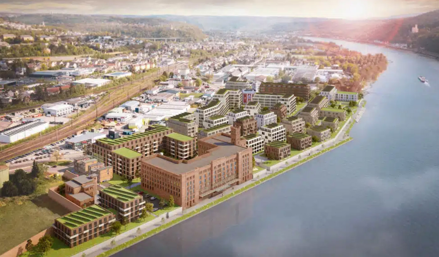 Lahnstein 2029. Visualisierung: CG Elementum