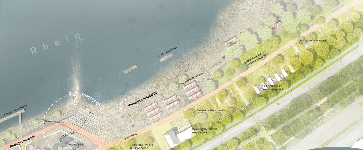 Buga 2029: Siegerentwurf für die Bacharacher Rheinanlagen.
