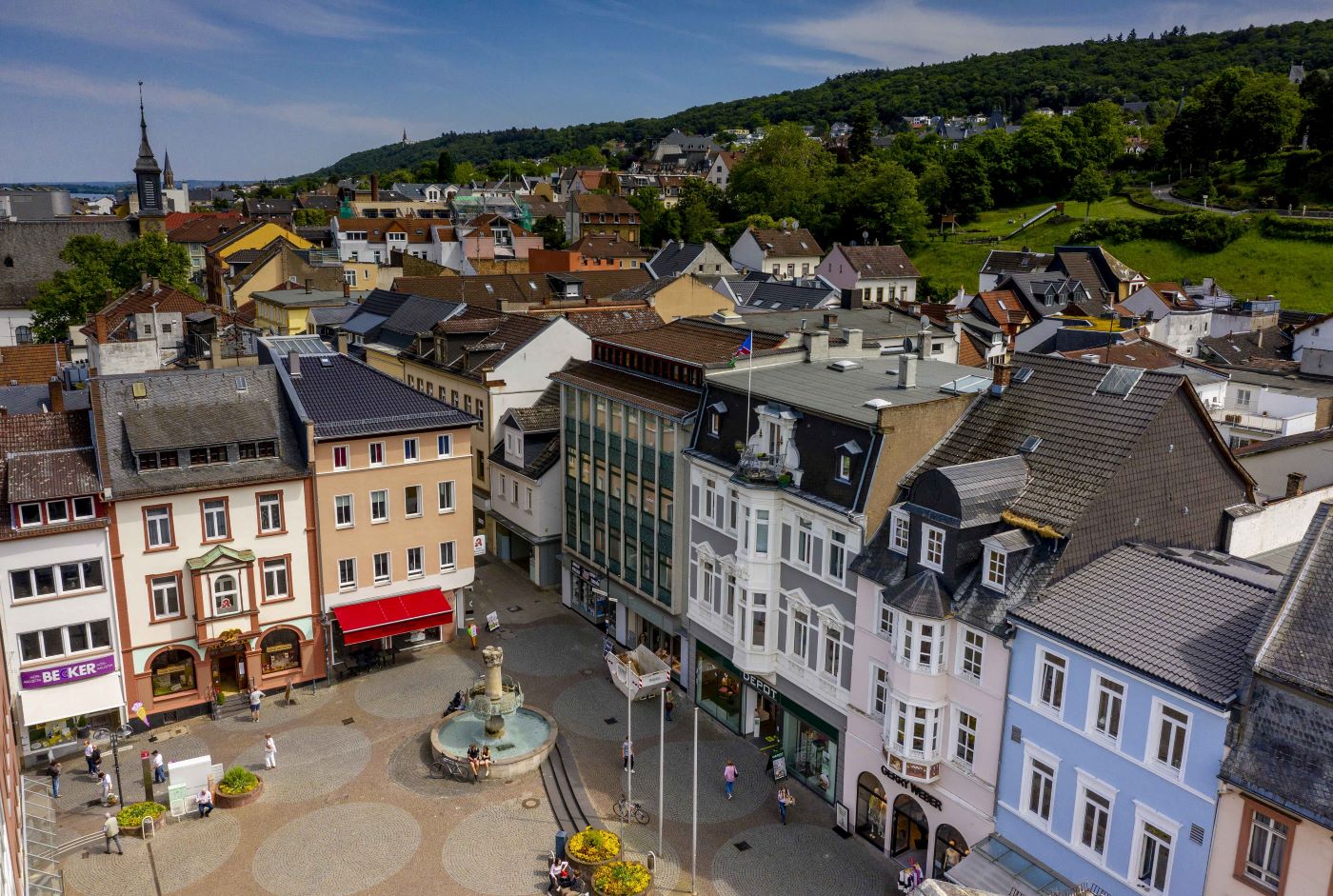 Speisemarkt in Bingen. Foto: Torsten Silz / Stadt Bingen