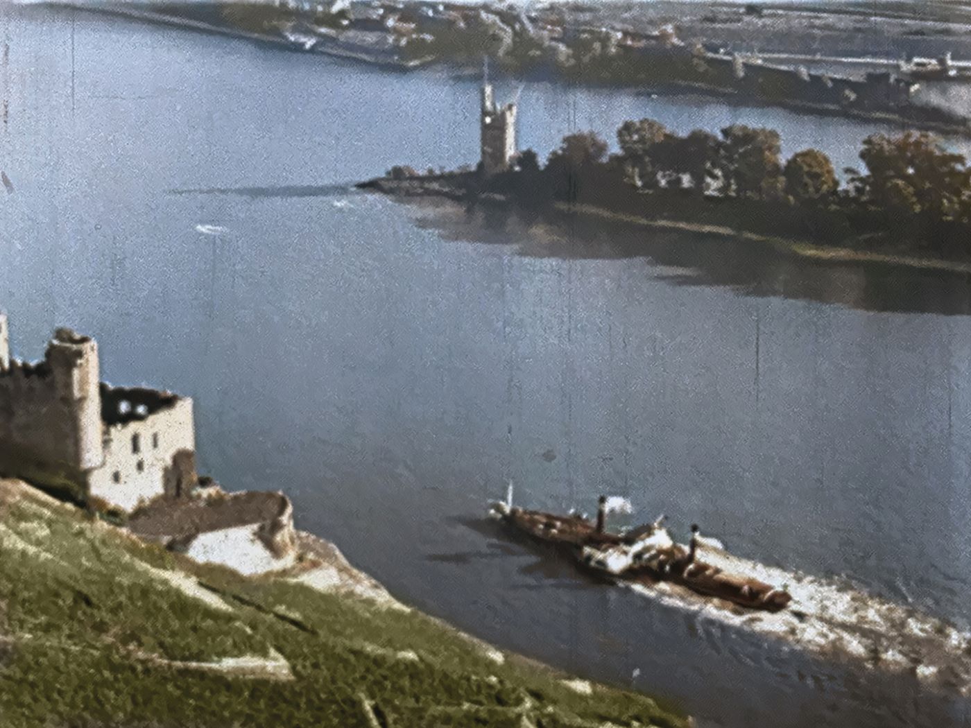 Binger Loch in den 30ern. Foto: RheinDVD / Hermann Rheindorf