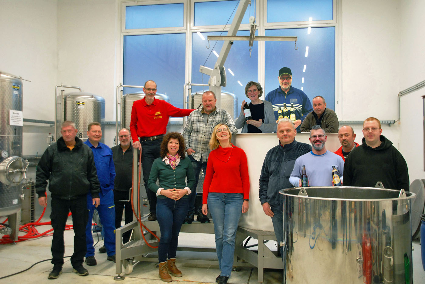 Das Team der Lahnsteiner Brauerei. Foto: Unternehmen