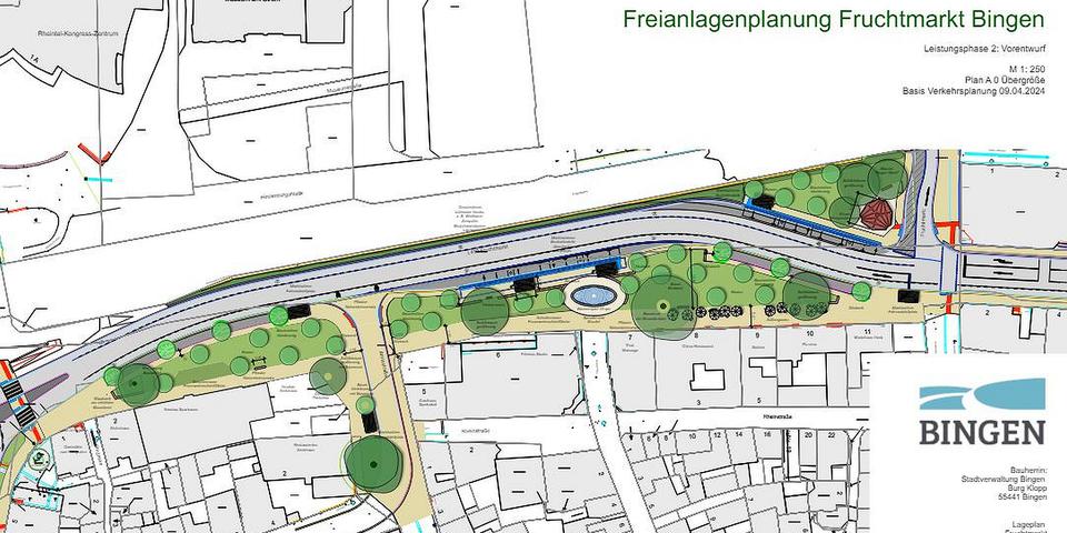 Fruchtmarkt-Planung in Bingen, 2024
