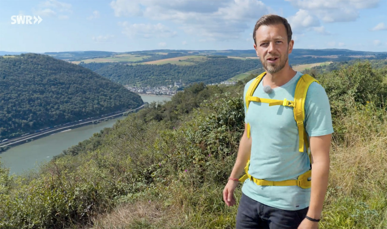SWR-Sendung über den Rheinburgenweg, 2024