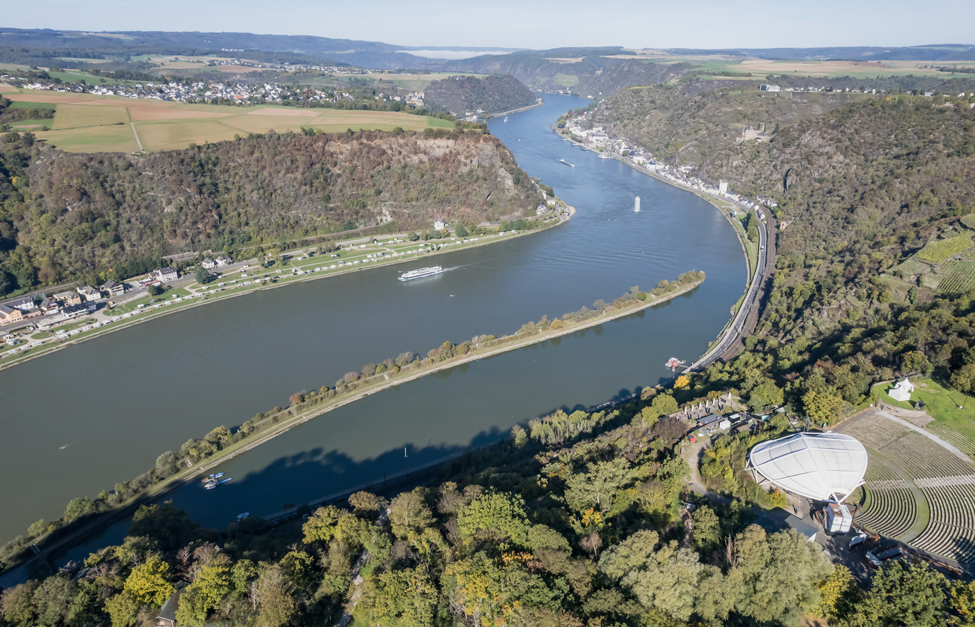 Loreley am Rhein. Foto: Andreas Pacek, fototour-deutschland.de/Romantischer Rhein Tourismus GmbH (CC BY 4.0 https://creativecommons.org/licenses/by/4.0/