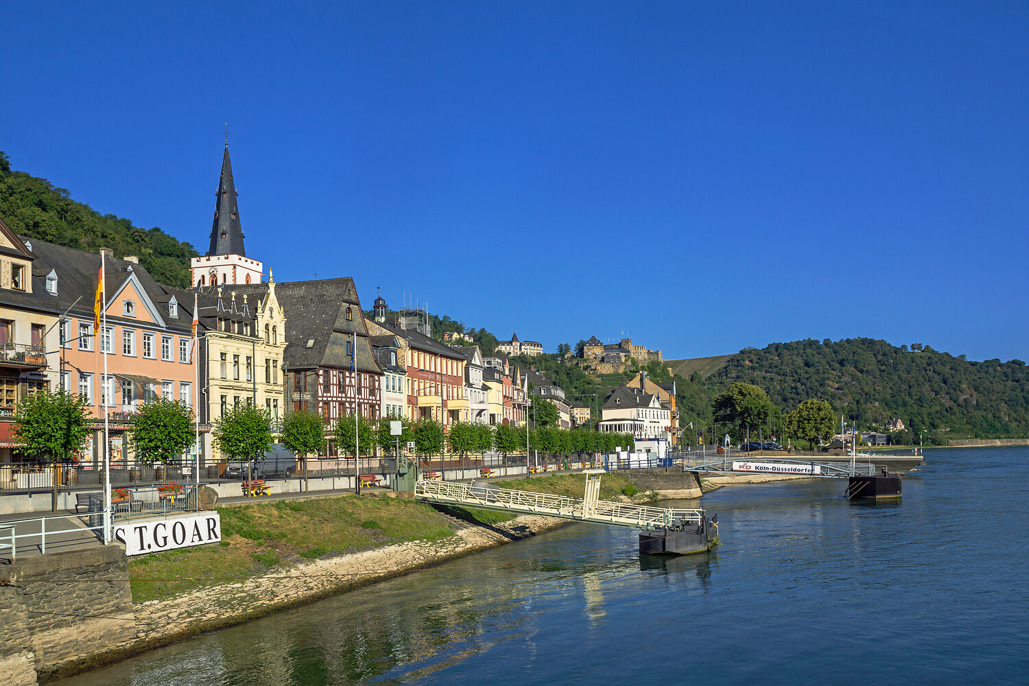 St. Goar am Rhein. Foto: Romantischer Rhein Tourismus