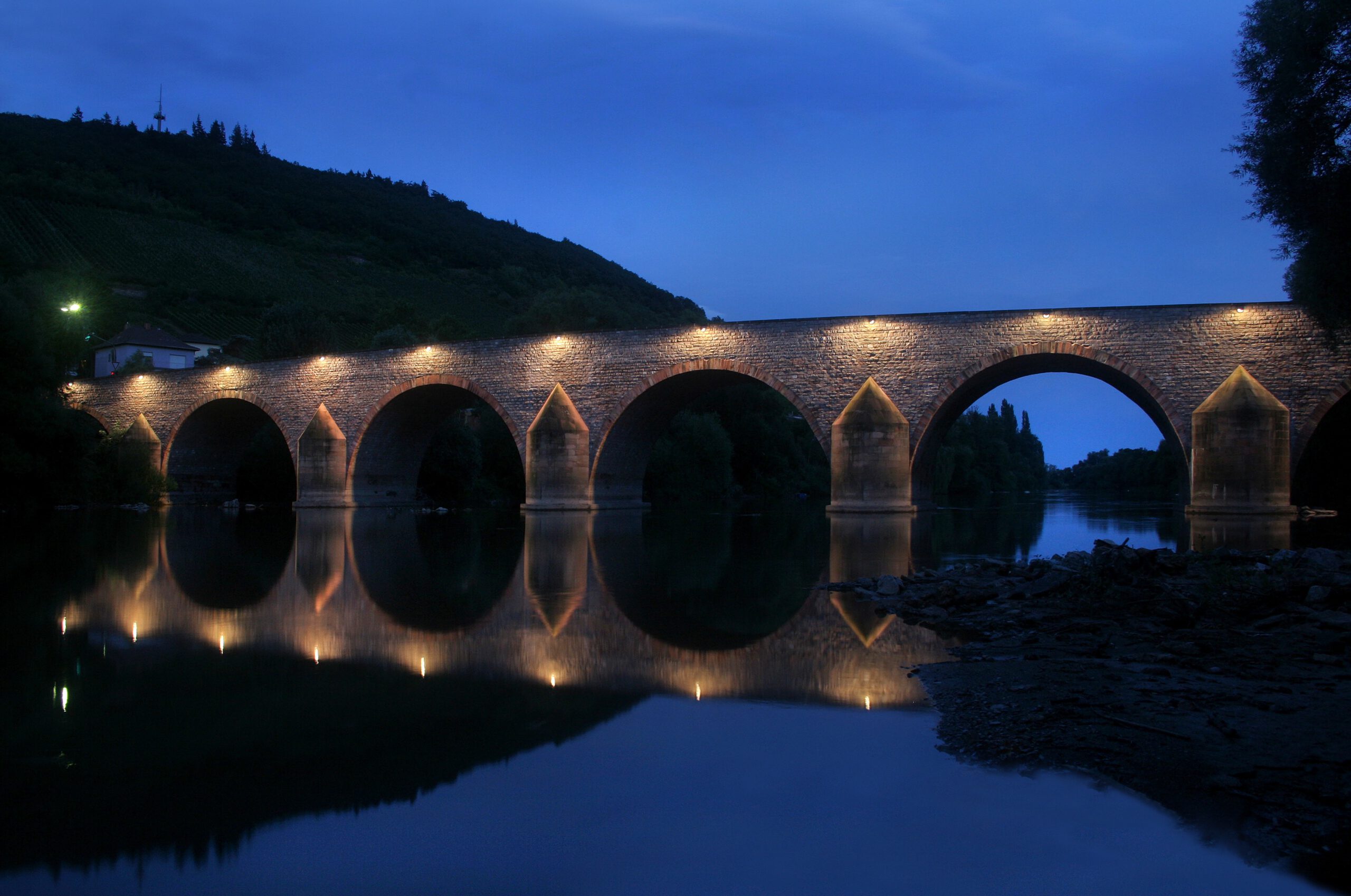 Drususbrücke in Bingen. Foto: Stadt Bingen