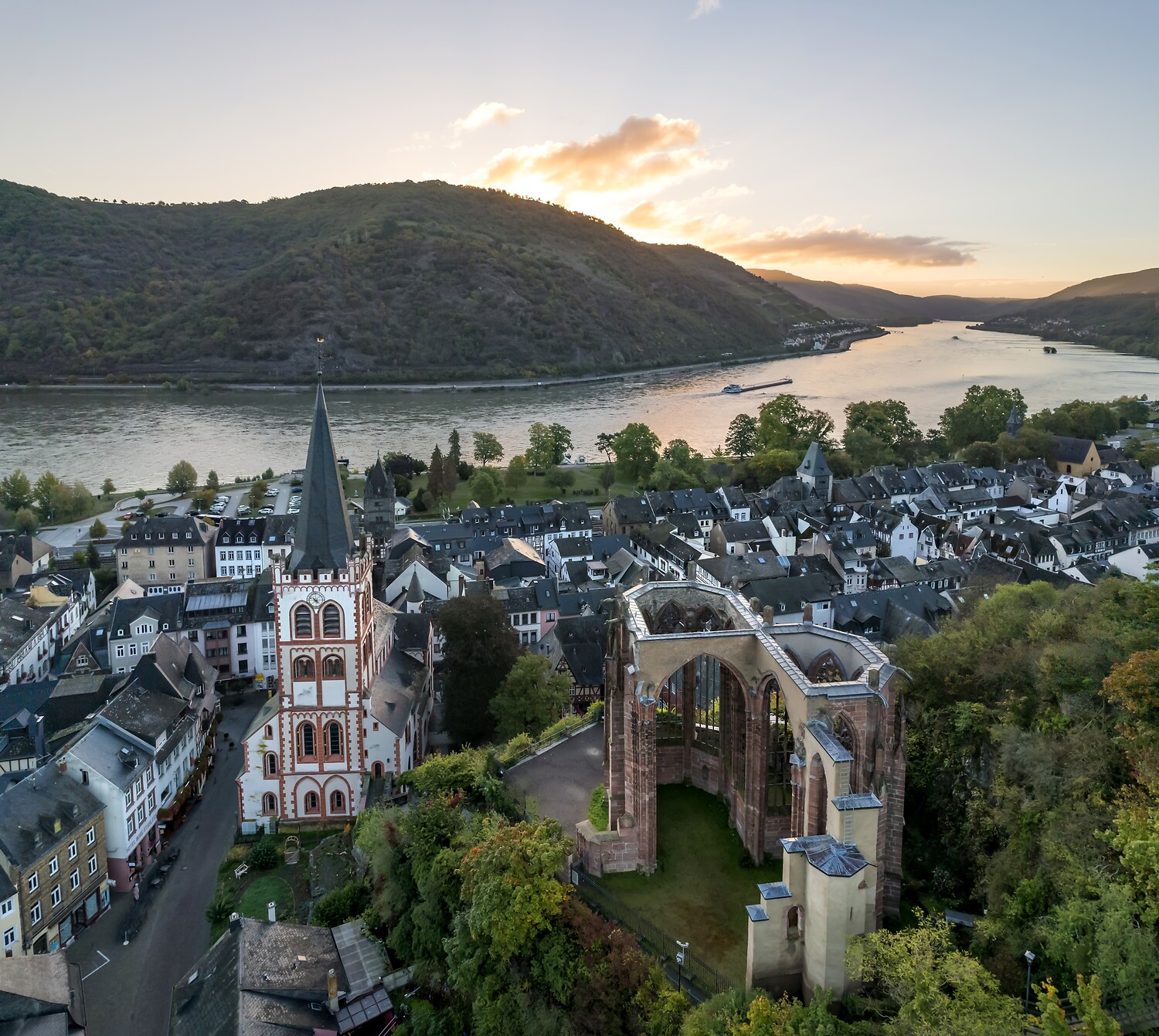 Bacharach am Rhein. Foto: Andreas Pacek, fototour-deutschland.de/Romantischer Rhein Tourismus GmbH / CC BY 4.0 https://creativecommons.org/licenses/by/4.0/