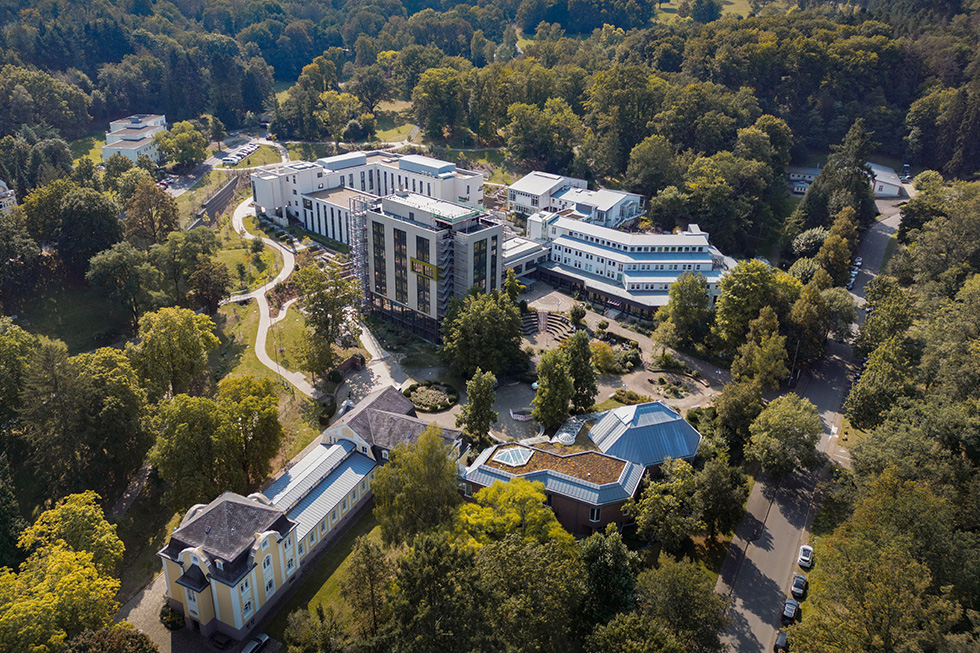 Mittelrhein-Klinik Bad Salzig. Foto: Lehr / Deutsche Rentenversicherung Rheinland-Pfalz