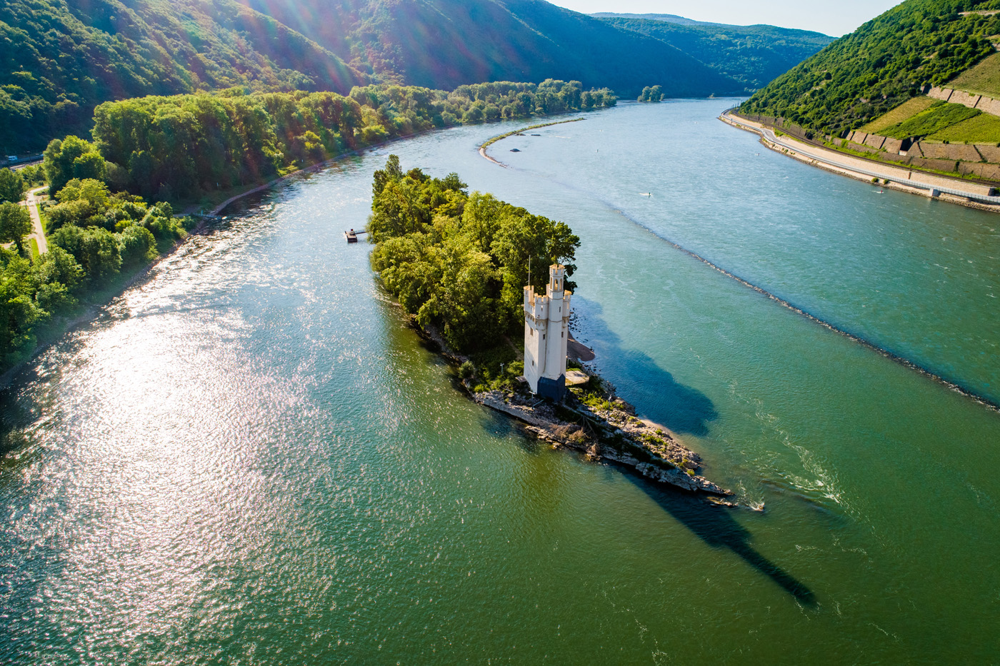 Mäuseturm in Bingen am Rhein. Foto: Mahlow Media/Romantischer Rhein Tourismus GmbH