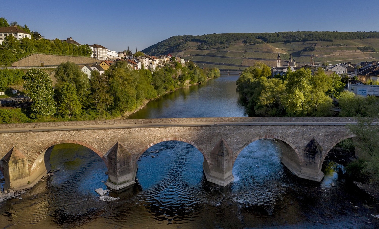 Drususbrücke in Bingen. Foto: Torsten Silz / Stadt Bingen