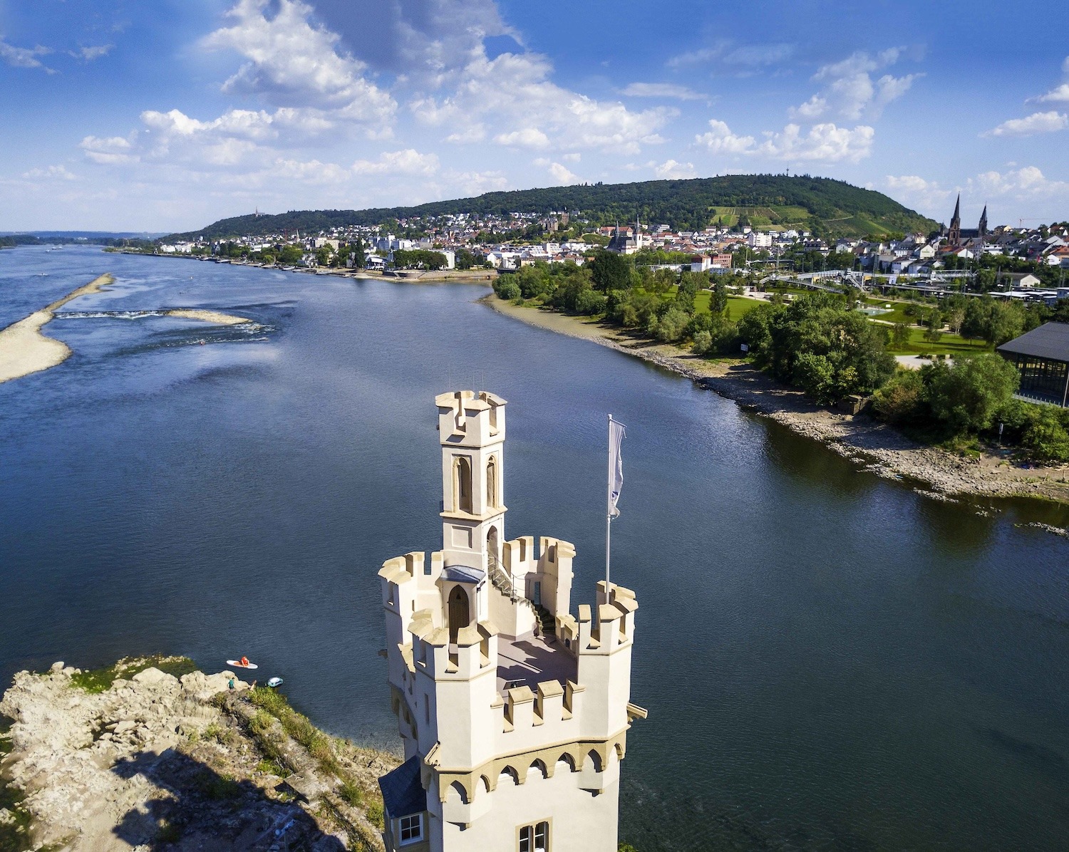 Blick auf Bingen. Foto: Stadt Bingen / Jochen Tack