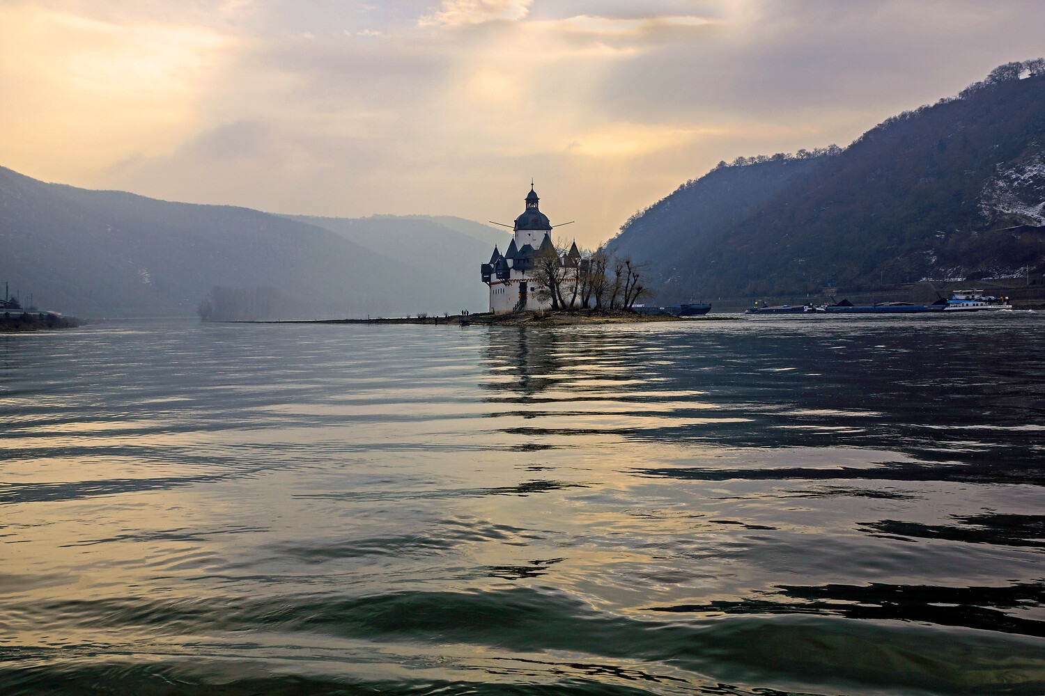 Pfalz im Rhein. Foto: Friedrich Gier/Romantischer Rhein Tourismus GmbH