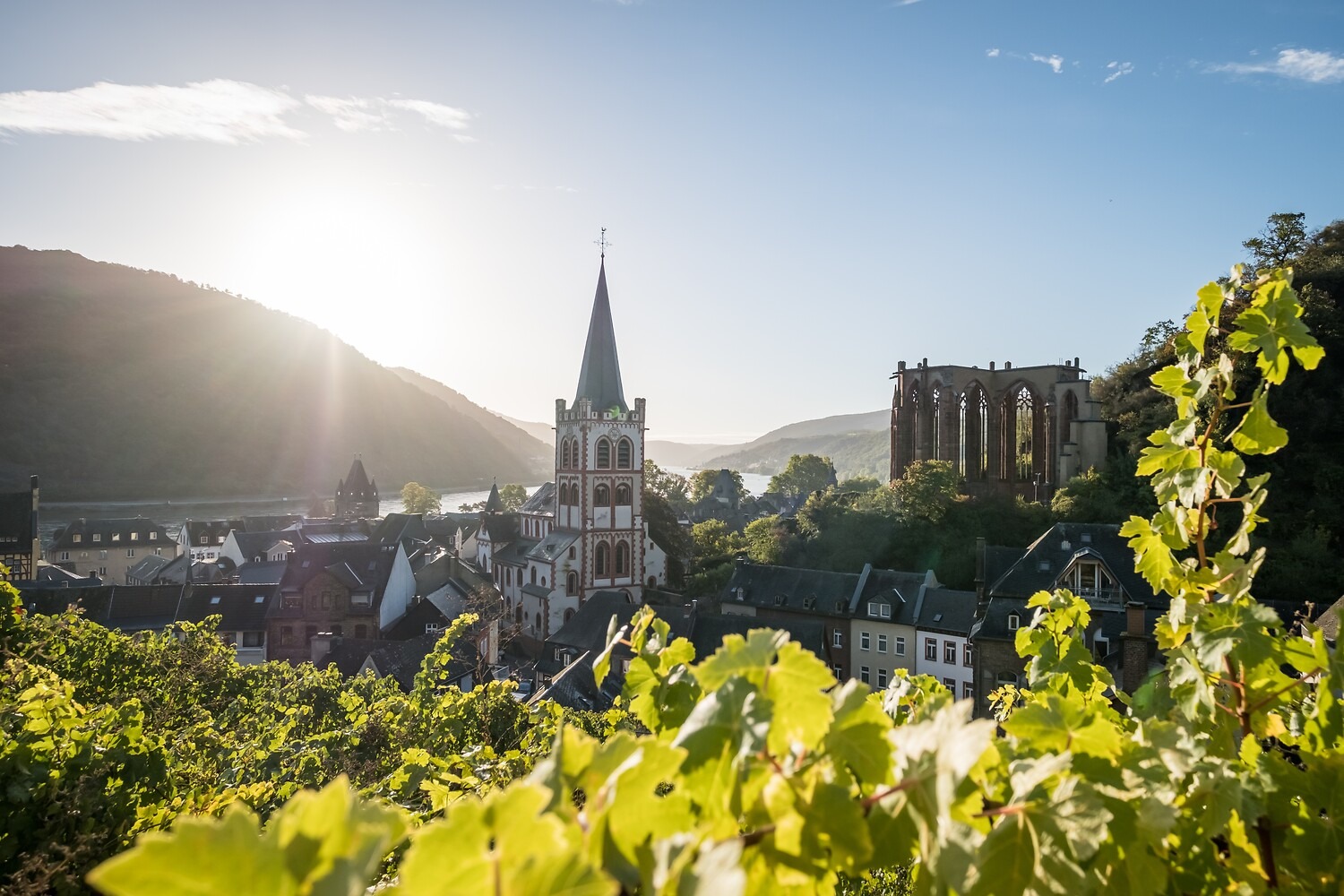 Bacharach am Rhein. Foto: Andreas Pacek, fototour-deutschland.de/Romantischer Rhein Tourismus GmbH (CC BY 4.0 https://creativecommons.org/licenses/by/4.0/)