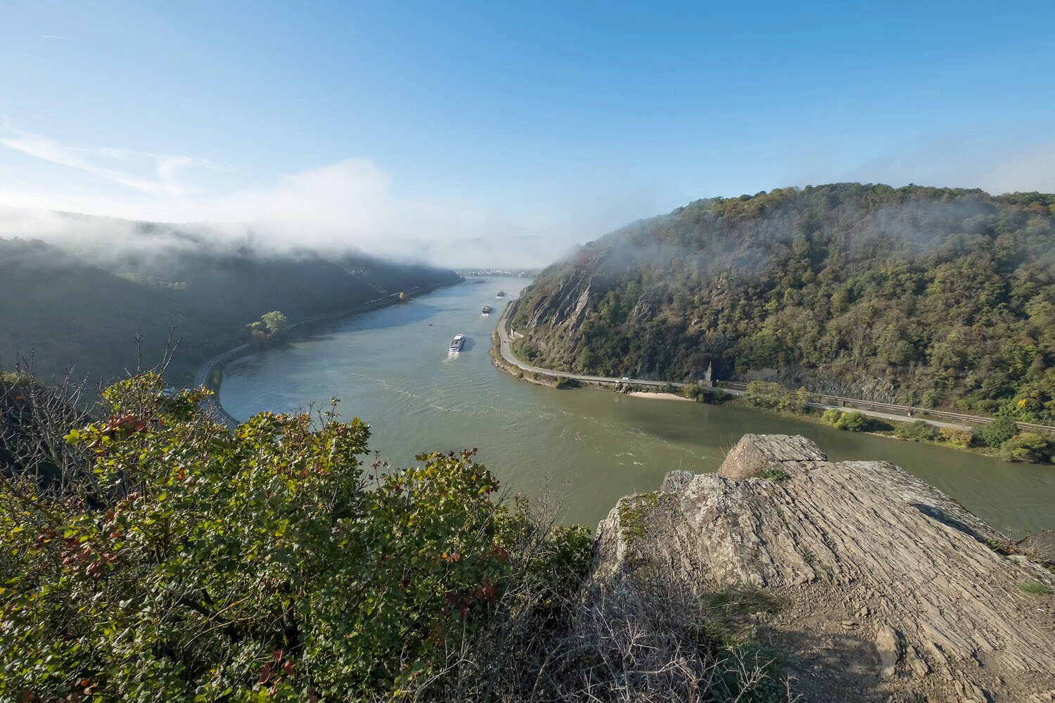 Blick vom Spitzhacke auf den Rhein. Foto: Foto: Andreas Pacek, fototour-deutschland.de/Romantischer Rhein Tourismus GmbH/Creative Commons