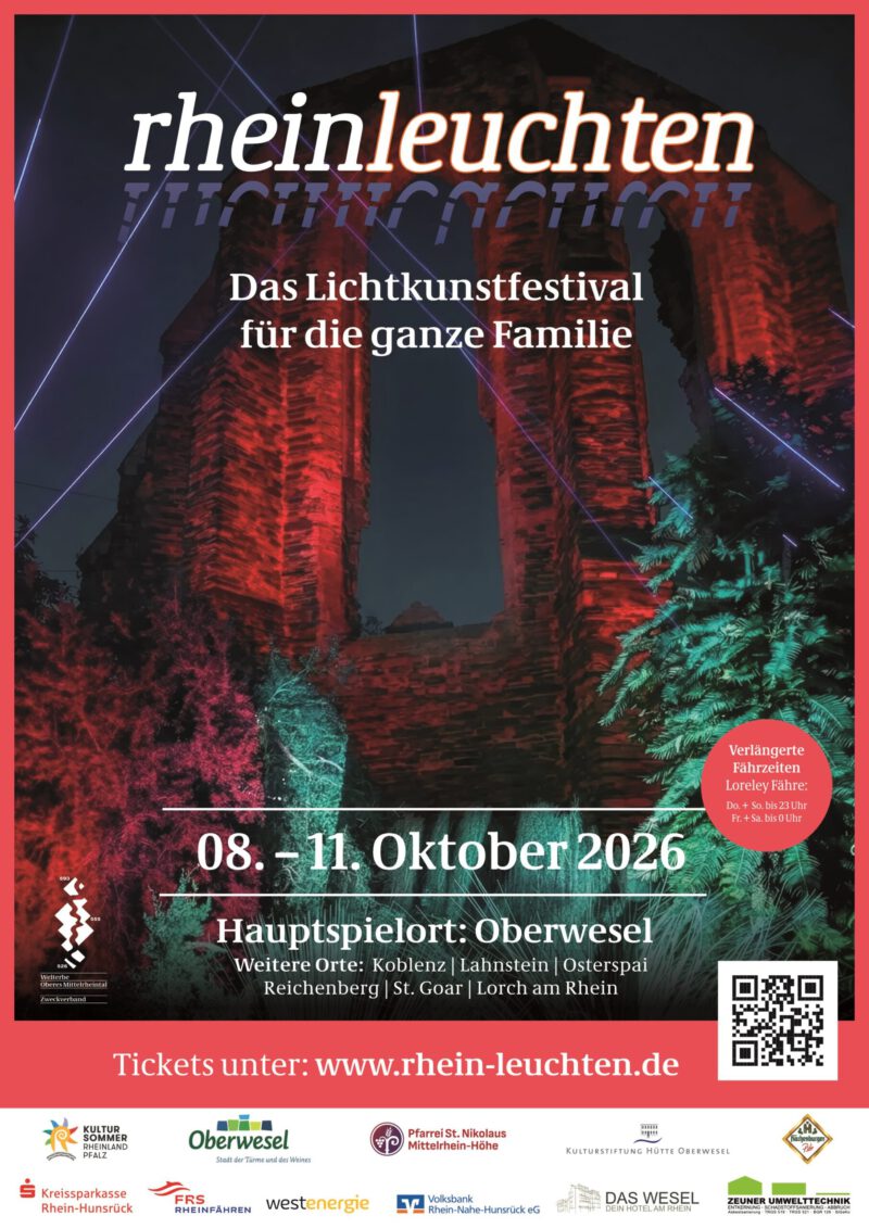 Plakat Rheinleuchten 2026
