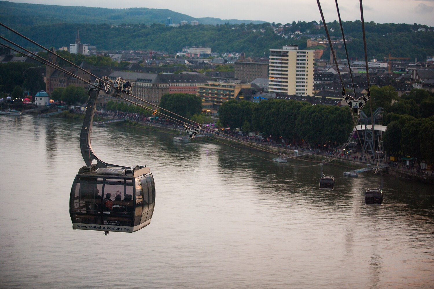 Die Koblenzer Seilbahn. Foto: Henry Tornnow / Romantischer Rhein